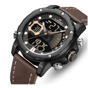 Часовник Naviforce Zero, Кожена каишка, Водоустойчив